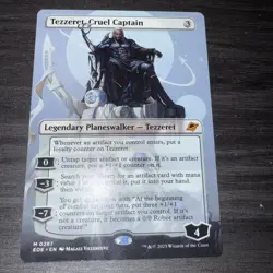 Tezzeret, Cruel Captain (Borderless) M Edge of Eternities 287 NM - Image 1