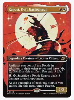Ragost, Deft Gastronaut (Borderless) Edge of Eternities Foil - Image 1
