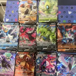 LOT OF 10 Pokemon Ultra Rare TCG V Cards - Image 1