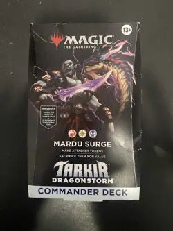 Tarkir: Dragonstorm Commander Deck - Mardu Surge MTG Brand New Sealed - Image 1