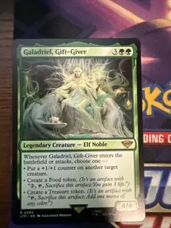 Galadriel, Gift-Giver Lord of the Rings 296 Non-Foil NM Owl - Image 1