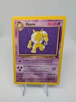 Hypno - Fossil Set - 23/62 - Non Holo Foil Rare - Pokemon Card TCG - LP - Image 1