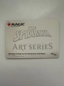 Magic The Gathering Marvel SpiderMan Art Series Maximum Carnage Jim Cheung 46/54 - Image 4