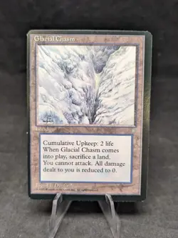 Glacial Chasm (353) - MTG Magic the Gathering - Ice Age (ICE) - MISCUT - LP - Image 1