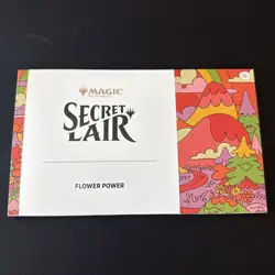 In hand MTG Secret Lair Chaos Vault - Flower Power - NON-FOIL - Free Shipping! - Image 1