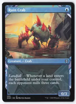 Ruin Crab (Showcase) U Zendikar Rising 295 NM - Image 1