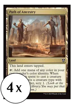 MTG - 4 x Path of Ancestry (0061) - Playset 4x x4 - Aetherdrift - Image 1
