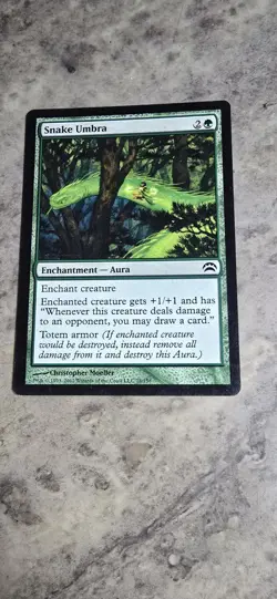 Snake Umbra Planechase Anthology Regular Enchantment Aura Common MTG LP - Image 1
