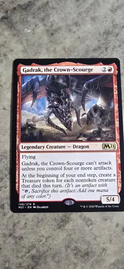 Gadrak, the Crown-Scourge Core Set 2021 Regular Legendary Creature MTG Rare LP - Image 1