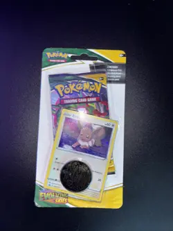 Pokemon TCG Evolving Skies Blister Pack Eevee Promo & Coin NEW FACTORY SEALED! - Image 3