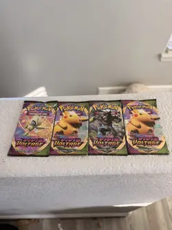 Pokemon Sword & Shield Vivid Voltage Booster Packs (4 Packs) - Image 1