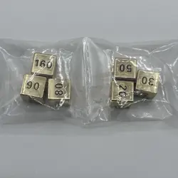 Pokemon Metal Damage Counter Dice Ultra Premium Charizard 2 Packs Of 3 =6 Gold - Image 1