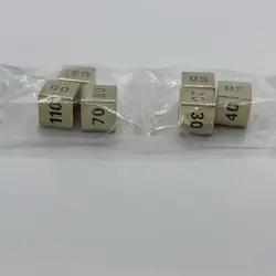 Pokemon Metal Damage Counter Dice Ultra Premium Charizard 2 Packs Of 3 =6 Gold - Image 3