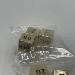 Pokemon Metal Damage Counter Dice Ultra Premium Charizard 2 Packs Of 3 =6 Gold - Image 4