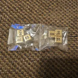 Pokemon Gold Metal Dices Ultra Premium Collection + Markers & Damage Counters 💎 - Image 1