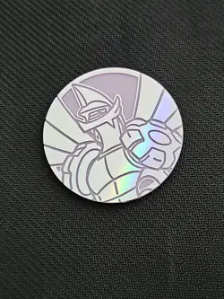 Pokemon Collectible Flip Coin: Palkia, Purple with Rainbow Foil - Image 1