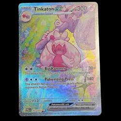 POKEMON TCG PALDEA EVOLVED TINKATON EX 262/193 SPECIAL ILLUSTRATION RARE - Image 1