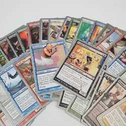 Lot of 40 Magic the Gathering MTG Unhinged/Silver Border CREATURE Cards CHEATY - Image 1