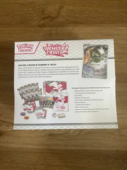 Pokemon ETB Elite Trainer Box English White Flare Sealed OVP - In Hand - Image 3