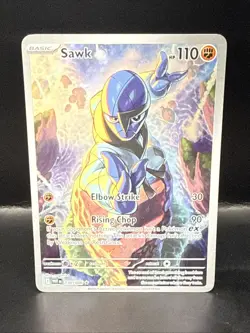 Pokemon Sawk Illustration Rare 130/086 White Flare - Near Mint A - Image 2