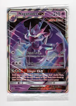 Pokemon TCG Naganadel GX SM125 Black Star Promo Holofoil SEALED!! - Image 3