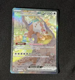 Pokemon Scarlet And Violet Twilight And Masquerade 216/166 Bloodmoon Ursaluna Ex - Image 1