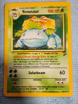 Pokemon TCG Venusaur Base Set 15/102 Holo 1999-2000 Wizards Base Set... - Image 1