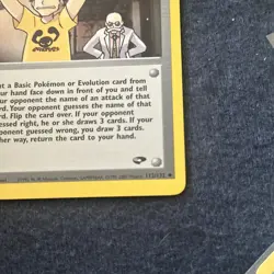 Pokemon TCG WoTC Blaine's Quiz #3 112/132 Gym Challenge Vintage Near Mint! - Image 5