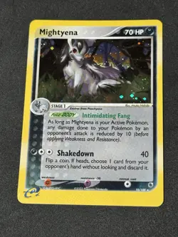 Pokemon TCG Mightyena EX Ruby & Sapphire 10/109 Holo Holo Rare - Image 1