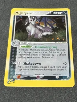 Pokemon TCG Mightyena EX Ruby & Sapphire 10/109 Holo Holo Rare - Image 2