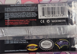 Pokemon TCG Team Rocket Unlimited Booster Pack Factory Sealed 2000 Vintage - Image 3