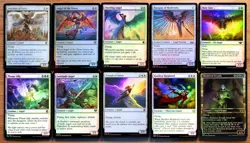 Set of 10 Pauper Legal FOIL Angel Cards *NM* (English Magic the Gathering MTG) - Image 1