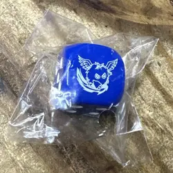 Rare Chase Blue Opaque Kuriboh Yugioh D6 Dice Legendary Duelists Set - Image 1