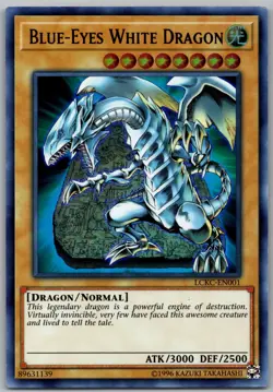 Blue-Eyes White Dragon (Version 4) Ultra Rare Legendary Collection Kaiba LCKC-EN - Image 1