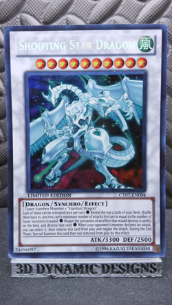 | Yugioh Shooting Star Dragon CT07-EN004 Secret Rare 2010 Tin VLP ?? | - Image 2