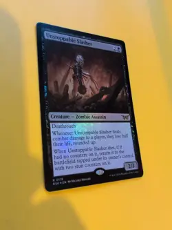 Unstoppable Slasher. DSK FOIL Rare Zombie Assassin MTG Card. - Image 3