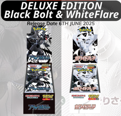 Pokemon Card White Flare Black Bolt Deluxe BOX Set of 2 Japanese SV11B SV11W - Image 1