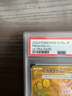 PSA 10 Pikachu ex UR 236/187 Terastal Festival ex SV8a Pokemon Card Japanese - Image 3