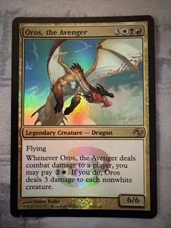 1x Pros, The Avenger- Prerelease- FOIL- LP- Mtg Magic The Gathering Card - Image 1