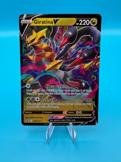 SWSH259 GIRATINA V ULTRA RARE BLACK STAR PROMO POKEMON CARD - Image 1