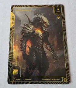 1/1 Stonefoil Cinder Enforcer , Wonders Of The First card - Image 1