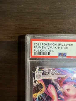 PSA 10 Mew VMAX HR s8 119/100 Fusion Arts 2021 Japanese Pokemon Card GEM MINT - Image 3