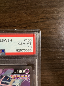 PSA 10 Mew V SR SA 106/100 S8 Fusion Arts 2021 Pokemon Card Japanese Nintendo - Image 4