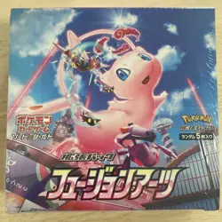 Pokemon Card Game Sword & Shield Fusion Arts Strike Mew Booster Box s8 Sealed - Image 1
