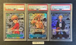PSA 10 Luffy Ace Sabo OP13-118 119 120 Manga Alt Art ONE PIECE Card Japanese - Image 1