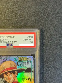 PSA 10 Luffy Ace Sabo OP13-118 119 120 Manga Alt Art ONE PIECE Card Japanese - Image 5