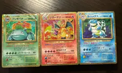 Pokemon Card Game Classic Deck Set w/ Energy Card Charizard Blastoise Venusaur - Image 1