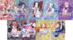 One Piece Heroines Edition SP Alt Art SR Complete Set of 9 One Piece Card Japan - Image 1