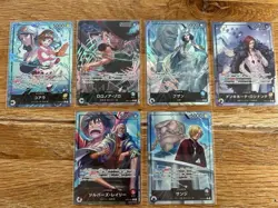 Legacy of the Master OP12 Leader Set of 6 Complete ONE PIECE Card Japanese NM - Image 1