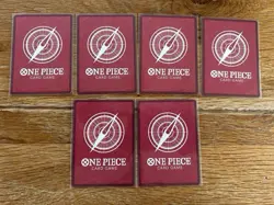 Legacy of the Master OP12 Leader Set of 6 Complete ONE PIECE Card Japanese NM - Image 2